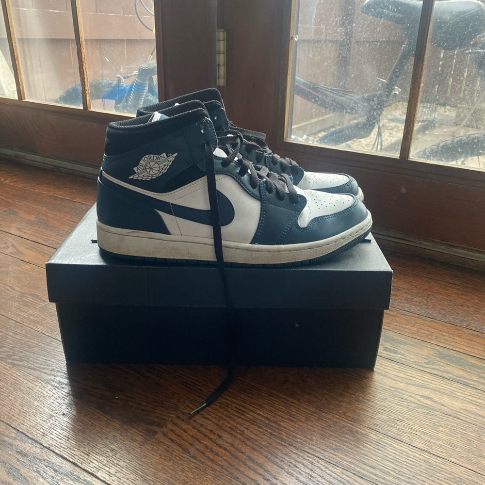 Nike Black and White High-Top Sneakers